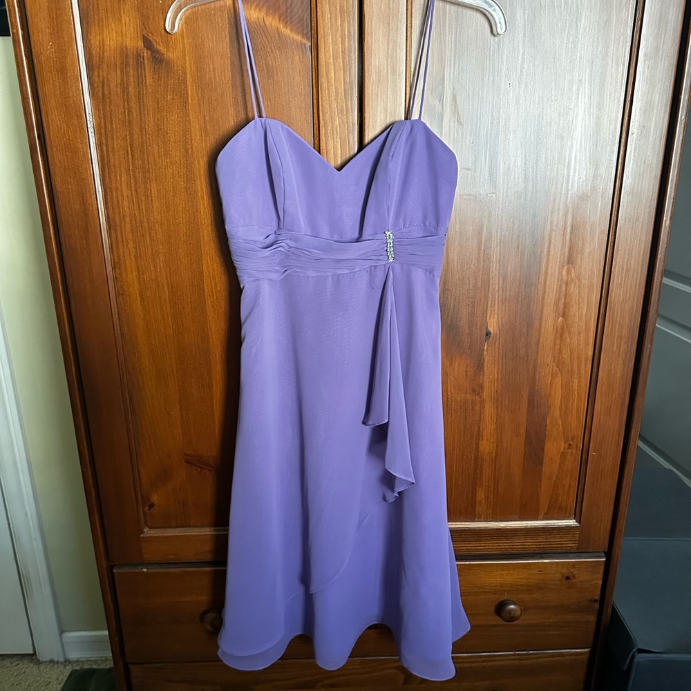 Alfred Angelo size 2- purple bridesmaid dress